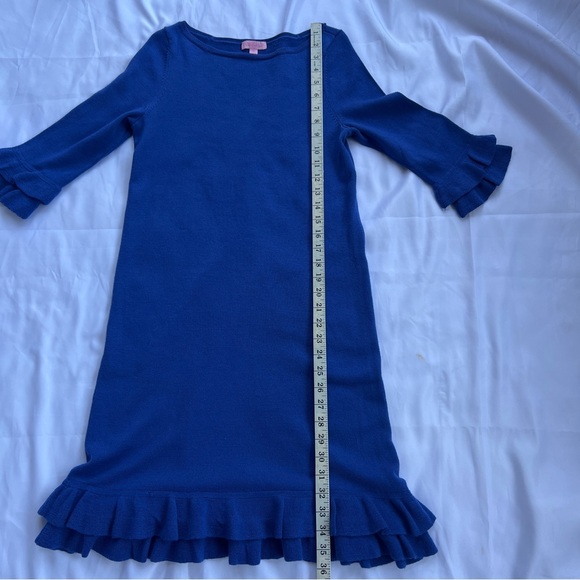 Lilly Pulitzer wool Helena sweater dress royal blue medium - Picture 11 of 16